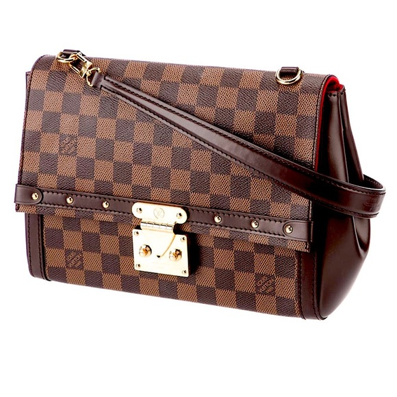 Louis Vuitton Handbags - Rare🔥LV Damier Ebene shoulder bag studded top handle handbag Venice LV bag